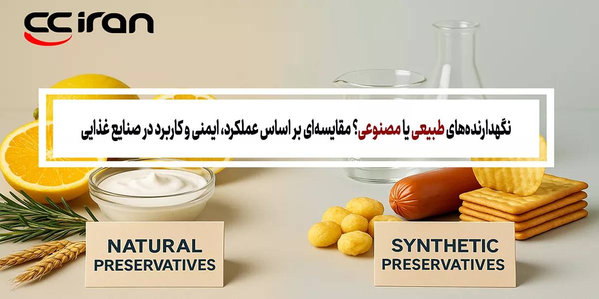 نگهدارنده‌های طبیعی یا مصنوعی؟ مقایسه‌ای بر اساس عملکرد، ایمنی و کاربرد در صنایع غذایی